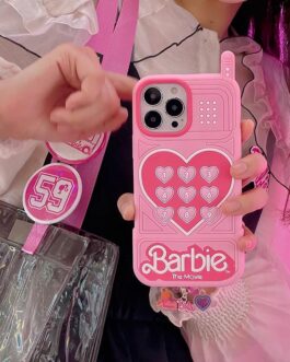 Barbie Princess Pink Phone iPhone Silicone Rubber Case