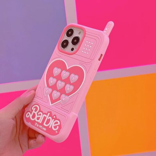 Barbie Princess Pink Phone iPhone Silicone Rubber Case