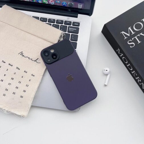 iPhone Logo Luxury Shockproof Matte Silicone Case