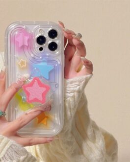 Glitter Bling Star Bracket Holder iPhone Soft Case