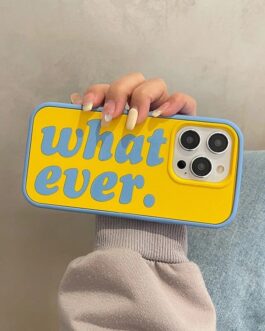 Whatever 2-in-1 Removable Border Silicone iPhone Soft Case