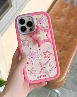 Star Holder Stand Rubber Silicone Case For iPhone 13 & iPhone 14