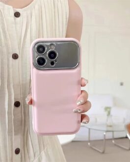 Light Pink Camera Lens Protection Silicone Case For iPhone 14