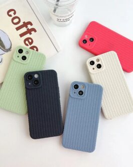 Armor Shockproof Weave Matte iPhone Soft Silicone Case