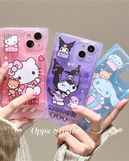Candy Hello Kitty Kuromi Melody Cartoon Characters iPhone Soft Case